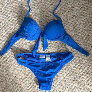 California Waves Blue Bikini Set
